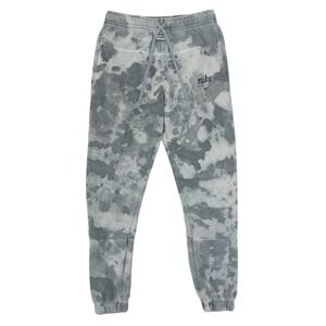 Nike Jogger Sweatpants Mens Small Grey Tie Dye Cloud Wash Fleece Sportswear